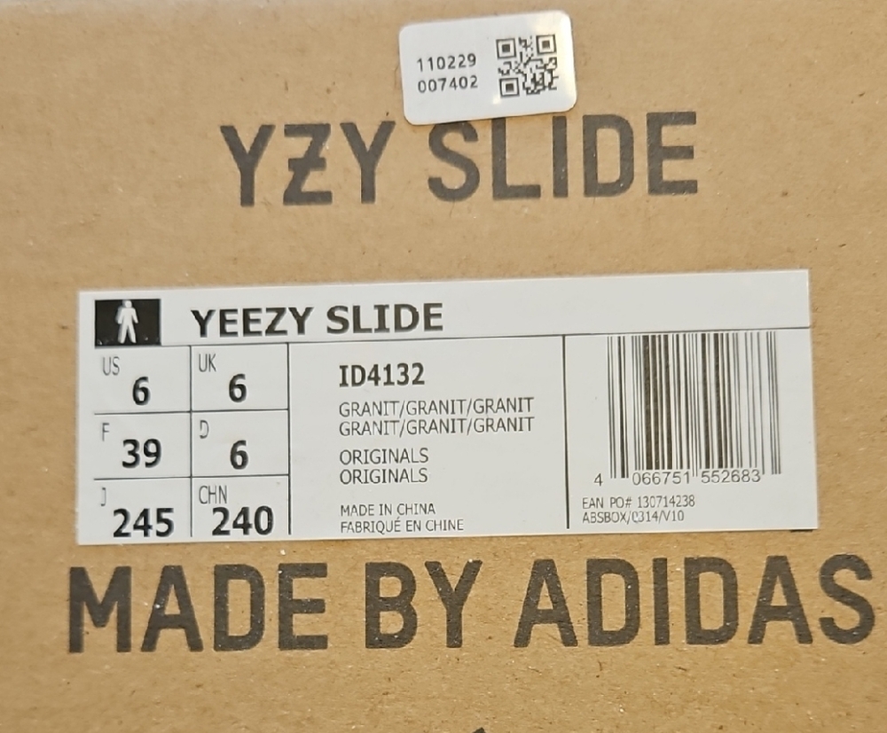adidas Yeezy Slide - Granite